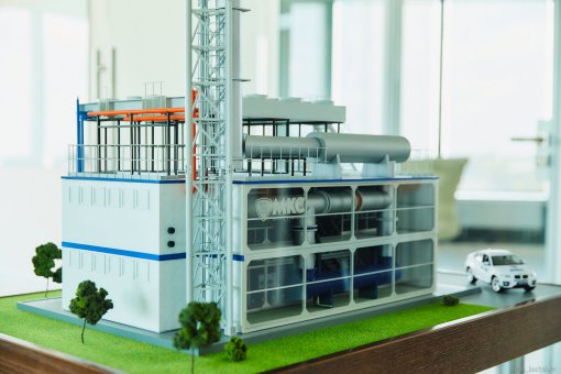 4,5 MW mini-MPP of modular execution designed by MKC Group of Companies visualized as an architectural model
