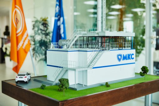 4,5 MW mini-MPP of modular execution designed by MKC Group of Companies visualized as an architectural model